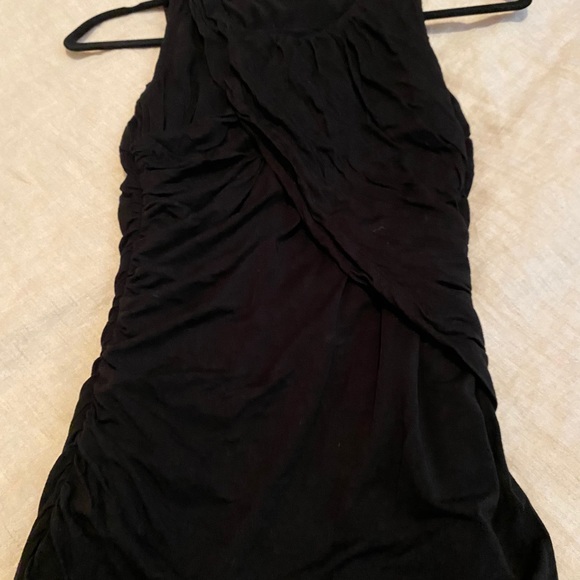 Early 2000s vintage CLUB MONACO Black fitted dress Helmut Lang Alexander Wang S - Picture 2 of 5